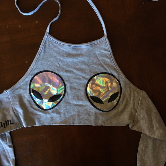 alien rave top